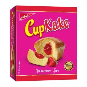 Hilal CupKake Strawberry – 12 Pieces of 25 Grams