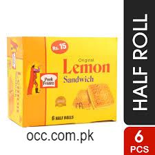 Peek Freans Lemon Sandwich – Box of Half Roll