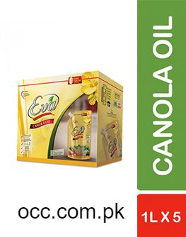 Eva Canola Oil – 01 Litre (Pack of 5)