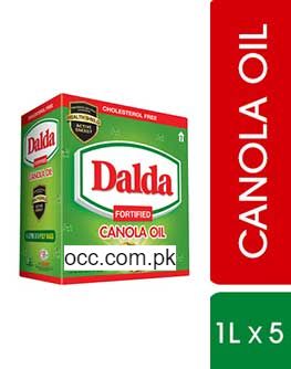Dalda Canola Oil Pouch – 1 Litre (Pack Of 5)