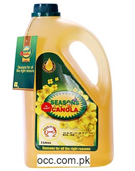 Seasons Canola Oil Bottle – 03 Litre