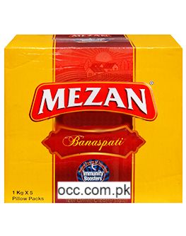 Mezan Banaspati Ghee – 01 Kg. (Pack of 5)