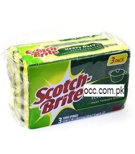 Scotch Brite Sponge – 3 Pieces