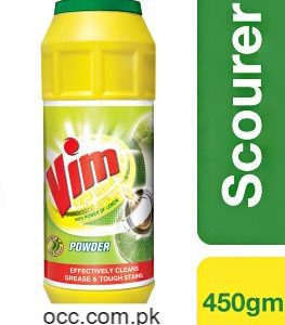 Vim Dishwash Jar Scourer Lemon – 450 Grams – Unilever