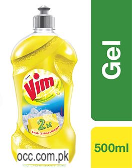 Vim Dish Wash Gel Lemon – 500 ml. – Unilever
