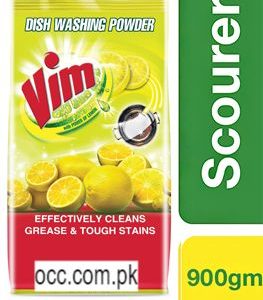 Vim Dishwash Pouch Scourer Lemon – 900 Grams – Unilever