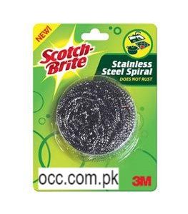 Scotch Brite Stainless Steel Spiral Card