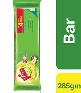 Vim Dishwash Long Bar Lemon – 285 Grams – Unilever