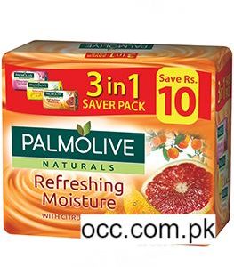 Palmolive Refreshing Moisture 3 in 1 Saver Pack – 110Grams