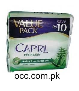 Capri Pro Health Aloe Vera and Neem Value Pack Soap(pack of 3)