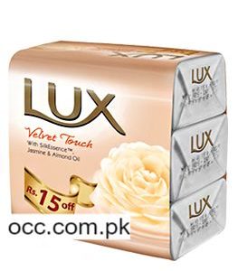 Lux Velvet Touch Soap Peach & Cream Trio Pack – 150 Grams – Unilever
