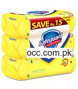 Safeguard Lemon Fresh Soap Bundle – 135Grams (Pack Of 3)