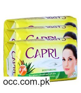 Capri Moisturising Aloe Nurture Extracts Soap –Family Pack (Pack of 3)