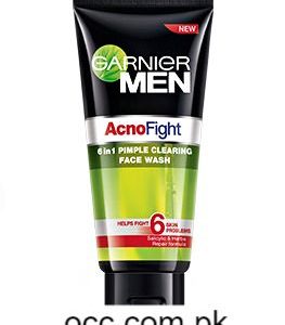 Garnier Men Acno Fight 6 in 1 Pimple Clearing Face Wash – 100 Grams