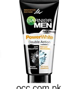 Garnier Men Power White Double Action Face Wash – 100 Grams