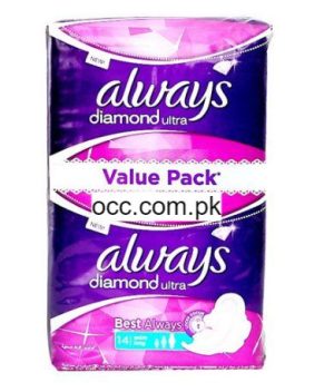 Diamond Pads Extra Long – 14 Pieces (Always)