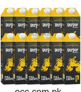 Nurpur Full Cream Milk- 1 Litre (Pack of 12)