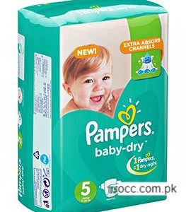 Pampers Baby Dry Diapers (VP) Junior (11-25 Kg.) – 15 Pieces