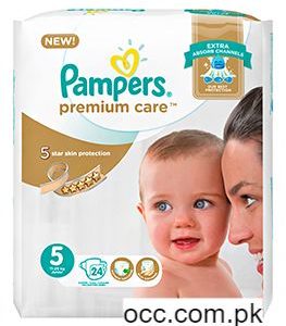 Pampers Premium Care Diapers (VP) Junior (11-25 Kg.) – 24 Pieces
