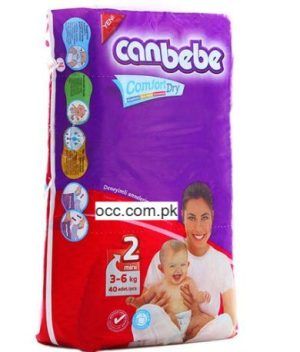 Diapers Mini Size – 3 – 6 kg. – 40 Pieces (Canbebe)