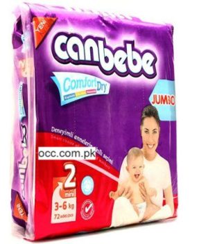 Diapers Jumbo Mini Pack 3 – 6 kg. – 72 Pieces (Canbebe)