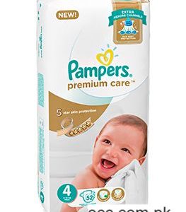 Pampers Premium Care Diapers (MP) Maxi (9-18 Kg.) – 52 Pieces