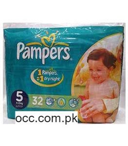 Pampers Diapers Junior 11-25 Kg – Jumbo Pack 32 Pcs
