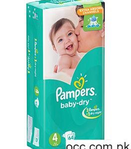 Pampers Baby Dry Diapers (MP) Maxi (9-18 Kg.) – 64 Pieces