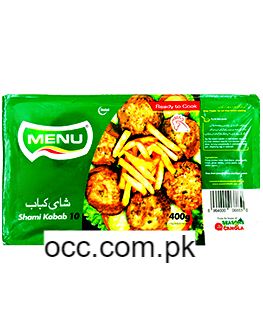 Menu Chicken Shami Kabab Pack – 400 Grams (10 Pieces)