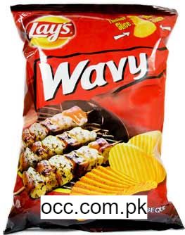 Lays Wavy BBQ -68 Grams | Chips