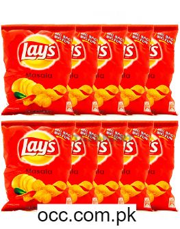 Lays Masala – 25 Grams (Pack of 10) | Chips