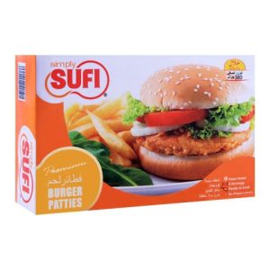 Sufi Chicken Burger Patties, 6 Servings, 380gm