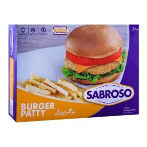 Sabroso Burger Patty, 6 Pieces, Chicken, 370g