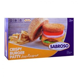 Sabroso Crispy Burger Patty, 6 Pieces, Chicken, 500g