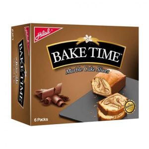 Hilal Bake Time Marble Cake Slices, 6 Packs, 40g