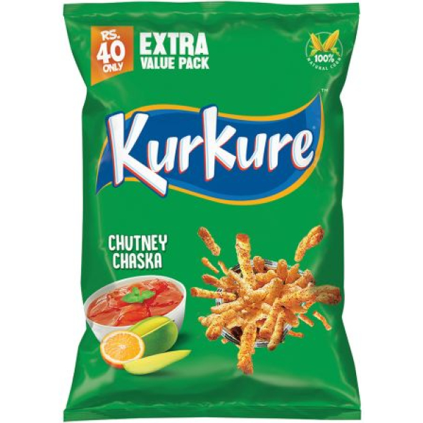 Kurkure Chutney Chaska Chips, 40g