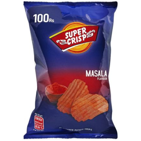 Super Crisp Masala Crinkled Chips, 100g