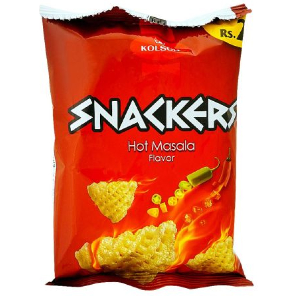 Kolson Snackers Chips Hot Masala, 12g