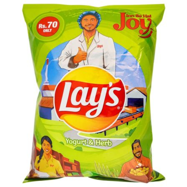 Lays Yogurt & Herb Chips, 45g