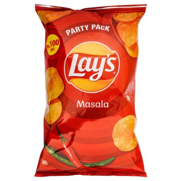 Lays Masala Potato Chips, 100g